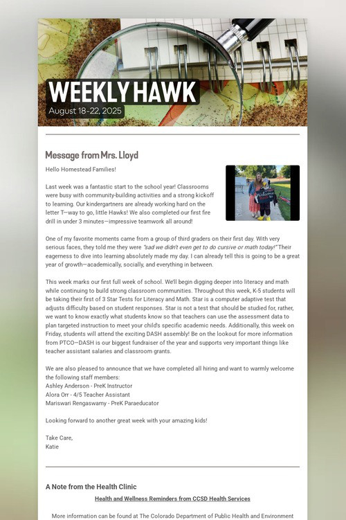 WEEKLY HAWK