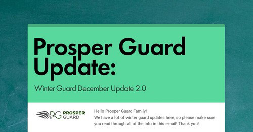 Prosper Guard Update:
