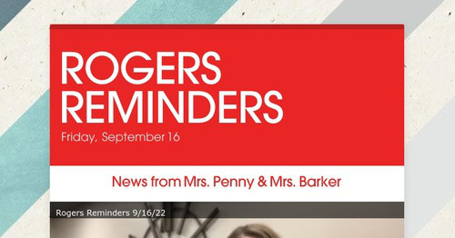 ROGERS REMINDERS