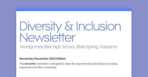 Diversity & Inclusion Newsletter