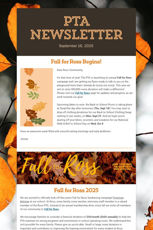 PTA Newsletter