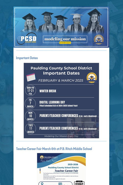 PCSD School News