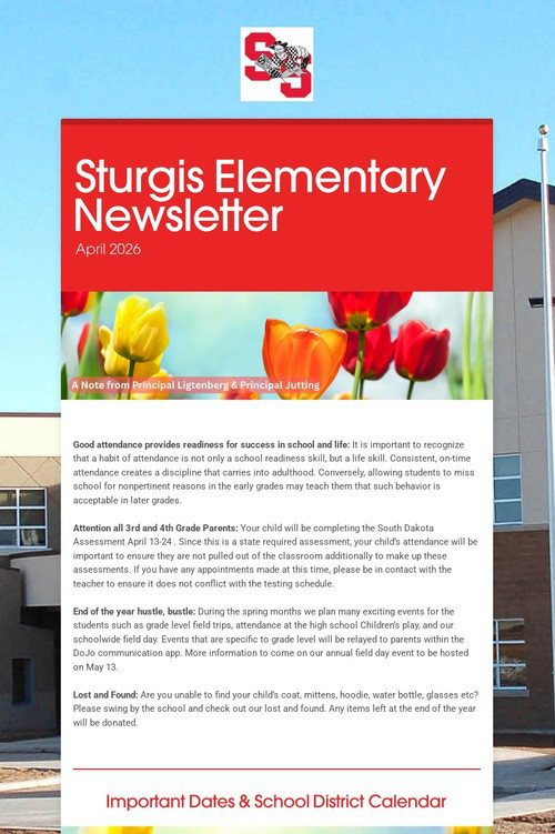 Sturgis Elementary Newsletter