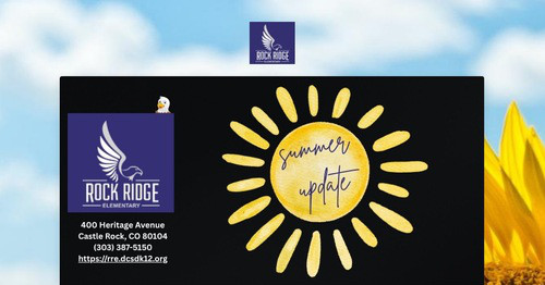 RRE Summer Update