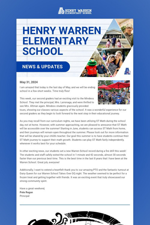 Warren School Weekly Update