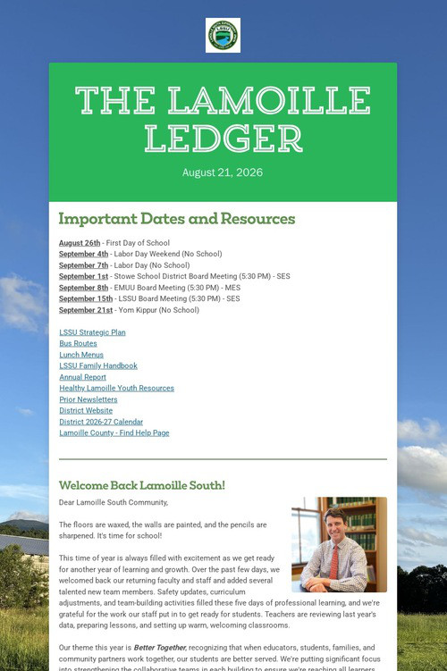 The Lamoille Ledger