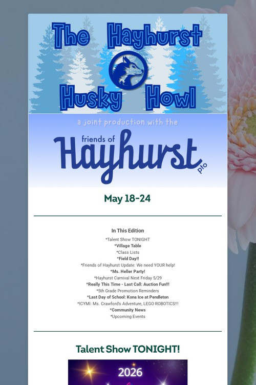 The Hayhurst Husky Howl