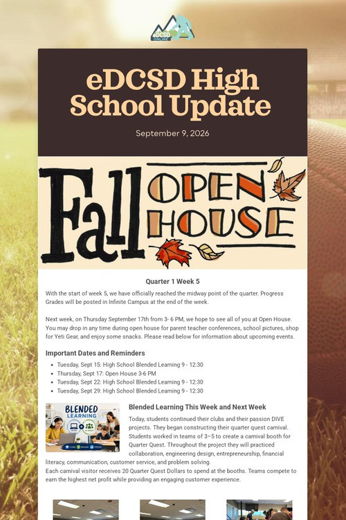 eDCSD High School Update