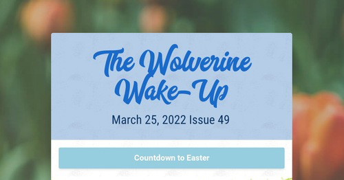 The Wolverine Wake-Up