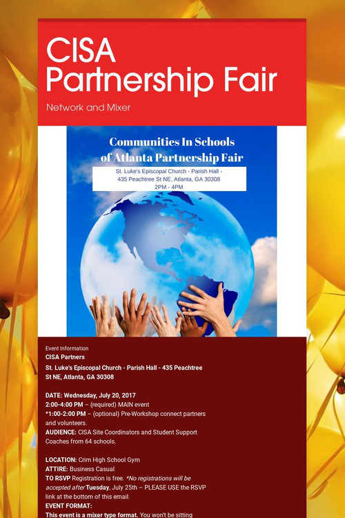 CISA Partnership Fair