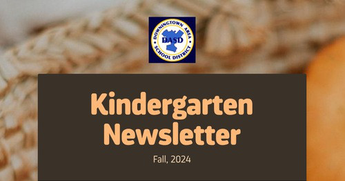 Kindergarten Newsletter