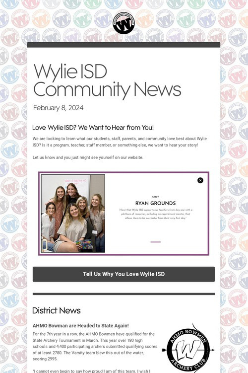 Wylie ISD Community News