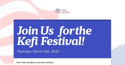 Join Us for the Kefi Festival!