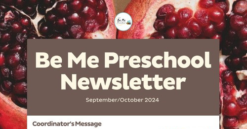 Be Me Preschool Newsletter