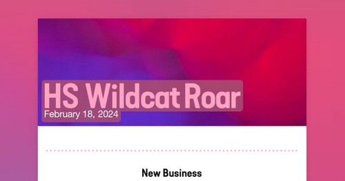 HS Wildcat Roar