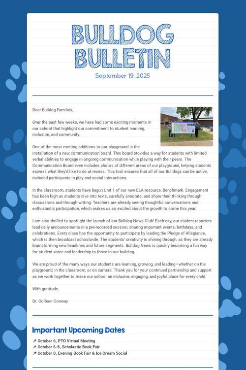 BULLDOG BULLETIN