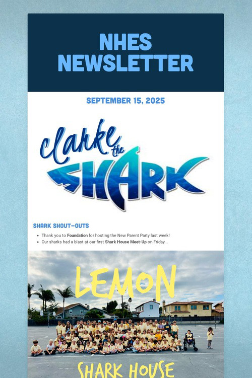 NHES Newsletter