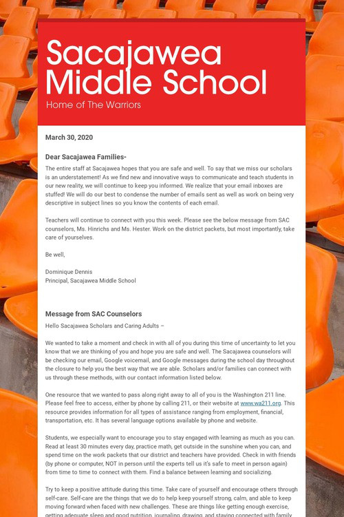 Sacajawea Middle School