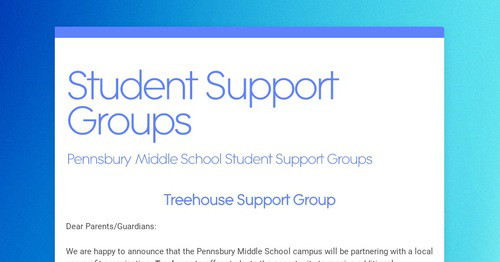 Student Support Groups