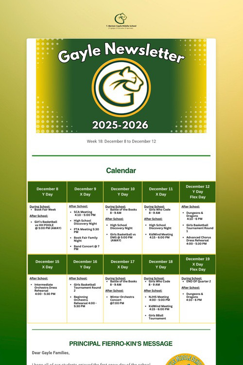 Gayle Newsletter