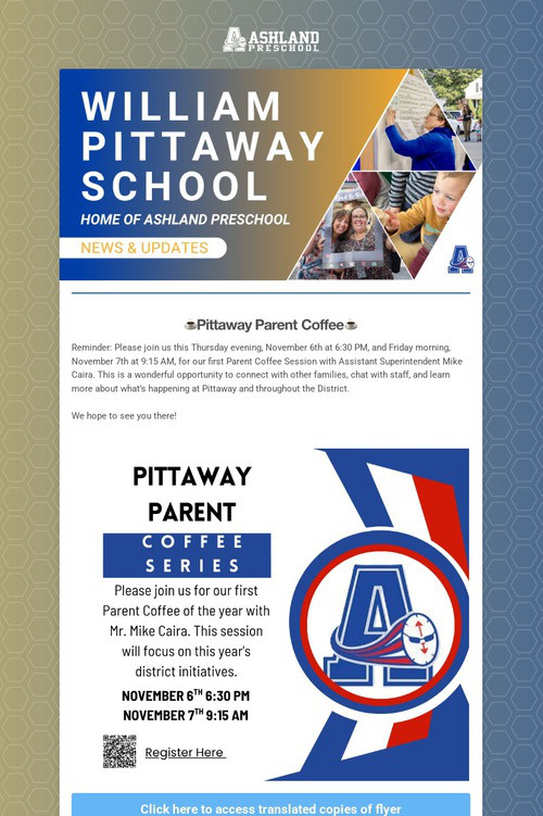 Ashland Preschool Update
