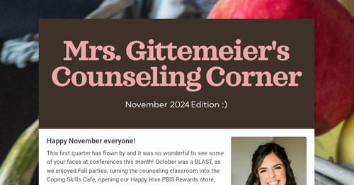 Mrs. Gittemeier's Counseling Corner