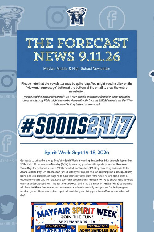 THE FORECAST News 9.11.26