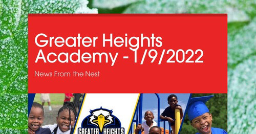 Greater Heights Academy - 1/9/2022