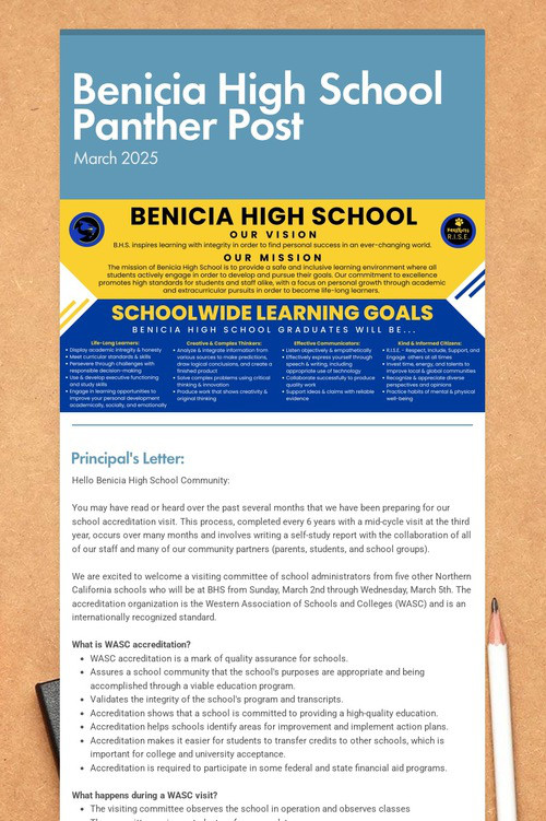Benicia High School Panther Post