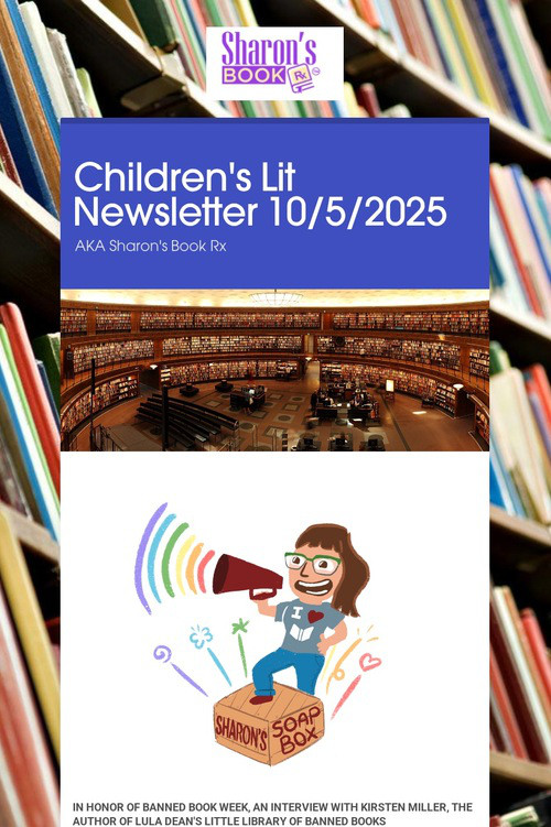 Children's Lit Newsletter 10/5/2025