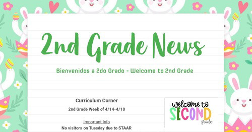 2nd Grade News