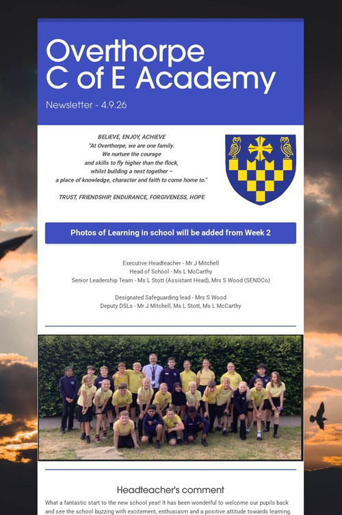 Overthorpe       C of E Academy