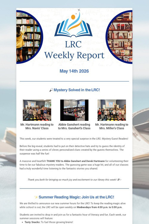 LRC Weekly Update