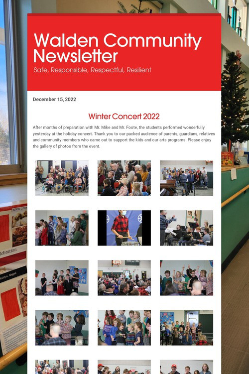 Walden Community Newsletter