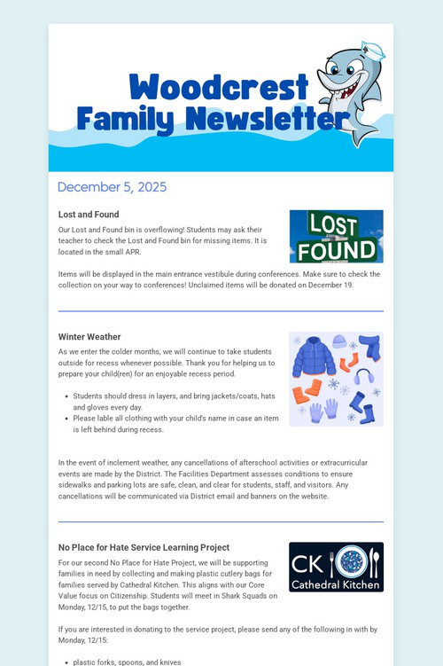Family Newsletter