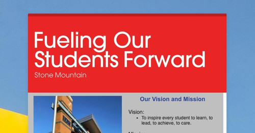 Fueling Our Students Forward | Smore Newsletters