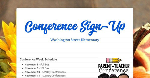 Conference Sign-Up