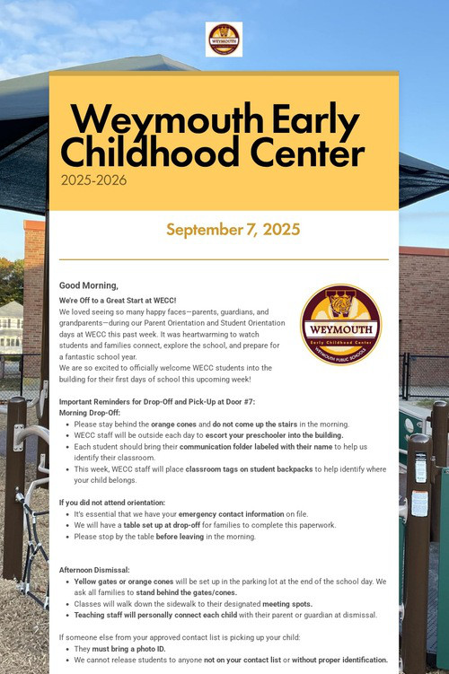 Weymouth Early Childhood Center