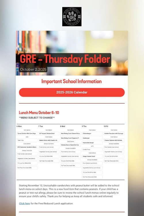 GRE - Thursday Folder