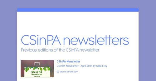 CSinPA newsletters