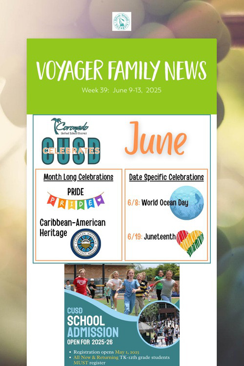 Voyager Family News