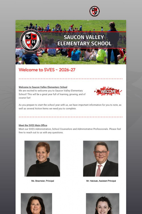 SVES Weekly Newsletter