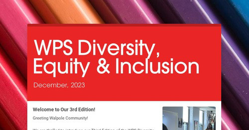 WPS Diversity, Equity & Inclusion