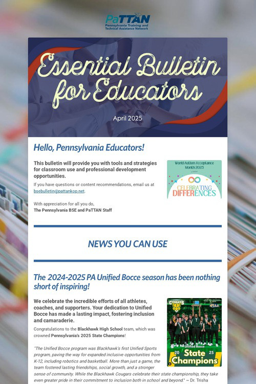 Essential Bulletin for Educators
