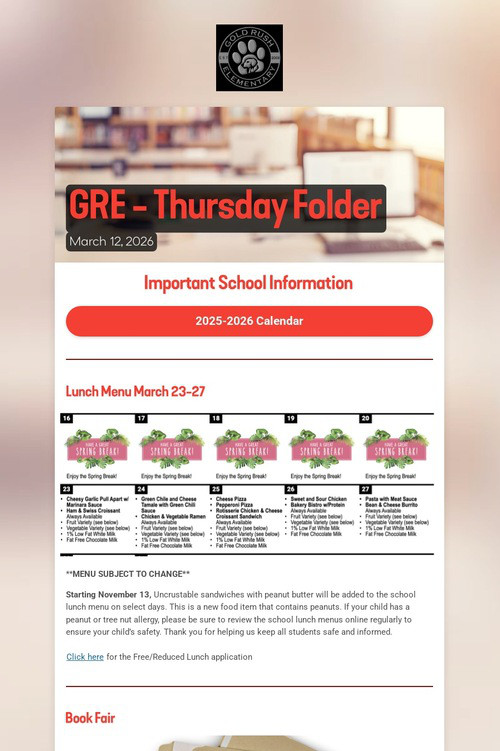 GRE - Thursday Folder