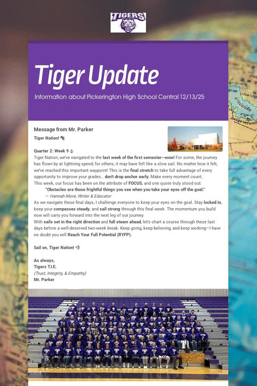Tiger Update