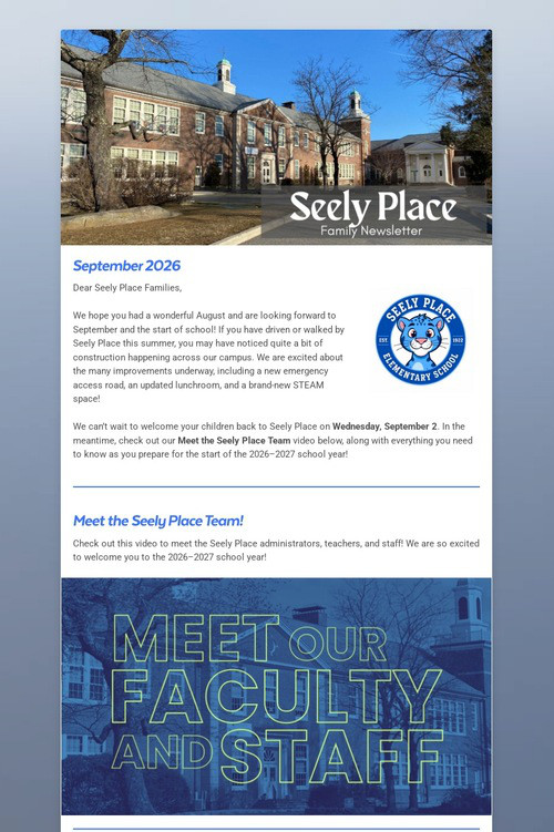 This Week at Seely Place