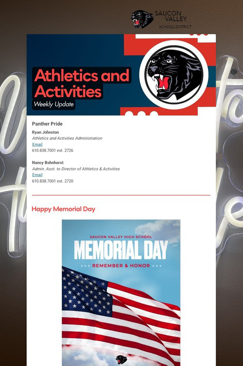 Athletics and Activities