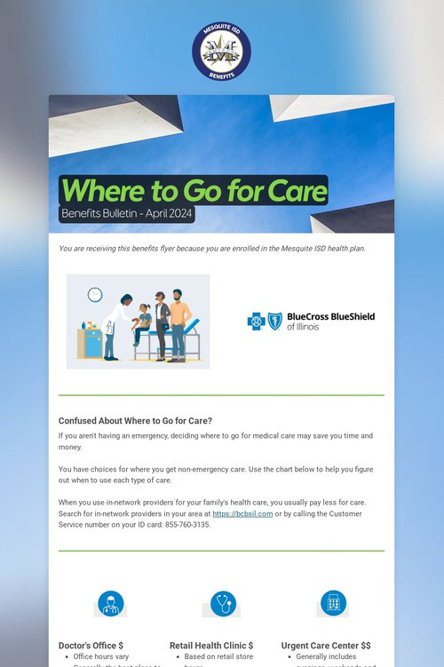 Where to Go for Care