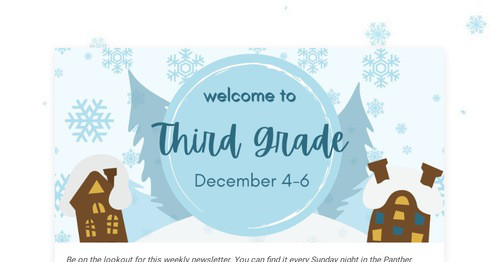 Third Grade Weekly Updates